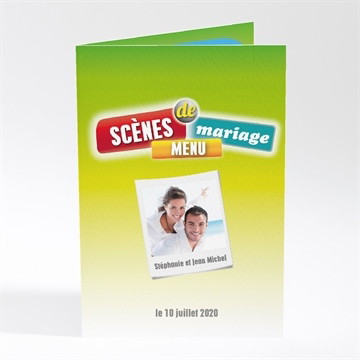 Menu mariage scènes de mariage originales