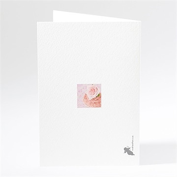 Menu mariage carte multi photo mariage - Dos du menu