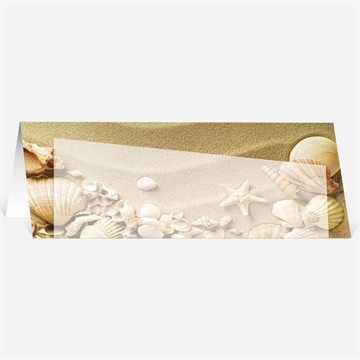 Marque-place mariage parchemin vintage