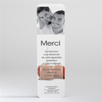 Remerciement mariage i love you