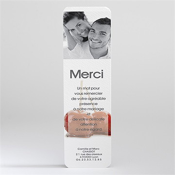 Remerciement mariage i love you