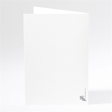 Menu mariage i love you - Dos du menu