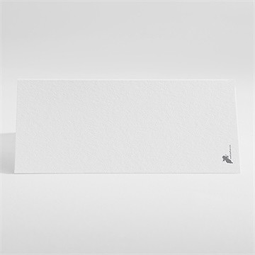 Marque-place mariage sable fin et mer turquoise... - Dos du marque-place