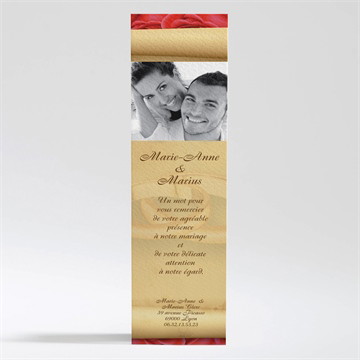 Remerciement mariage nos deux colombes