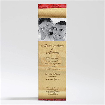 Remerciement mariage nos deux colombes