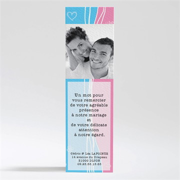 Remerciement mariage un gars une fille se marient !