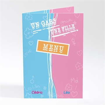 Menu mariage un gars une fille se marient !