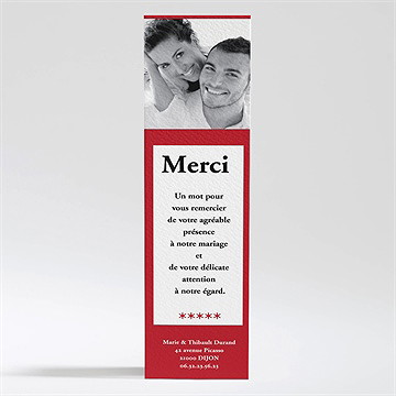 Remerciement mariage mr & mrs