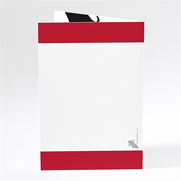 Menu mariage mr & mrs - Dos du menu