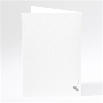 Menu mariage comme des poissons dans l'eau - Dos du menu