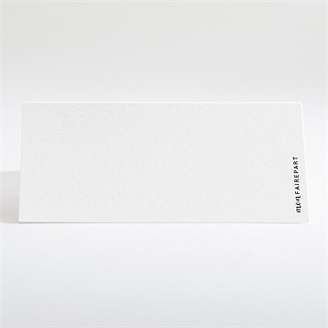 Marque-place mariage un oui en photo - Dos du marque-place