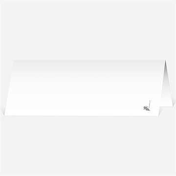 Marque-place mariage fleurs au vent - Dos du marque-place