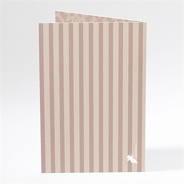 Menu mariage le médaillon des amoureux - Dos du menu