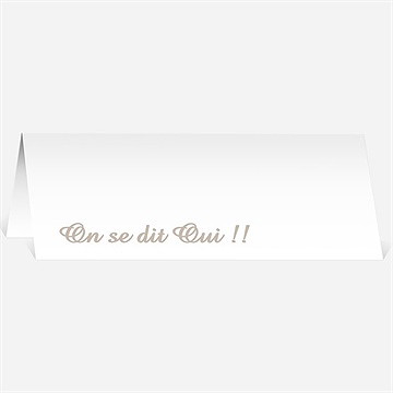 Marque-place mariage le médaillon des amoureux