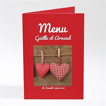 Menu mariage idylle