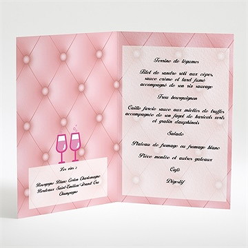 Menu mariage site de rencontre - Intérieur du menu