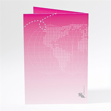 Menu mariage embarquement immédiat - Dos du menu