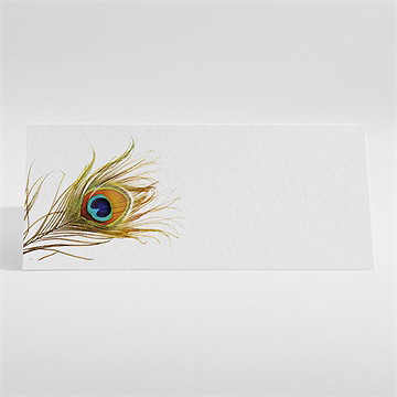 Marque-place mariage plume enchantée