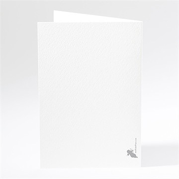 Menu mariage alliances - Dos du menu