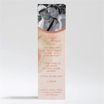 Remerciement mariage le bouquet