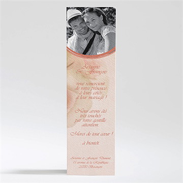 Remerciement mariage le bouquet