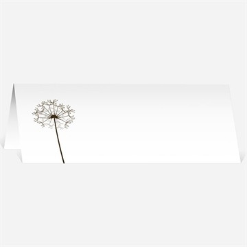 Marque-place mariage joli pissenlit
