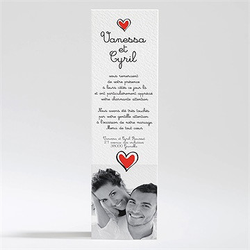 Remerciement mariage original et frais