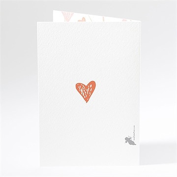 Menu mariage l'arbre de l'amour - Dos du menu