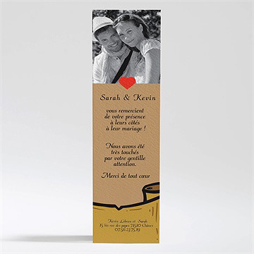 Remerciement mariage atout coeur mariage