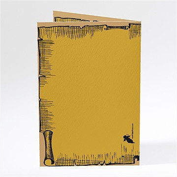 Menu mariage atout coeur mariage - Dos du menu