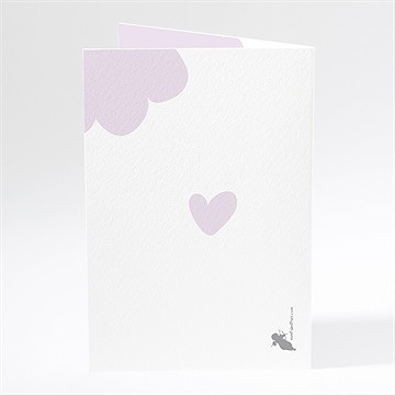 Menu mariage sur la route du bonheur - Dos du menu