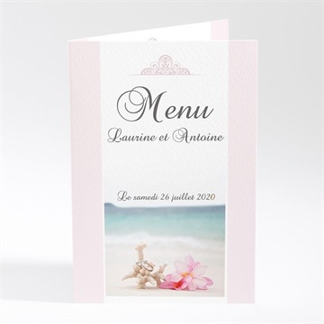 Menu mariage coquillages et crustacés