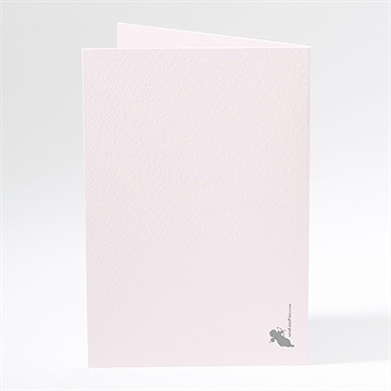 Menu mariage coquillages et crustacés - Dos du menu