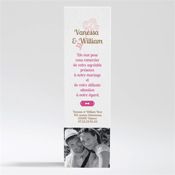 Remerciement mariage la clé du bonheur