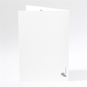 Menu mariage la clé du bonheur - Dos du menu