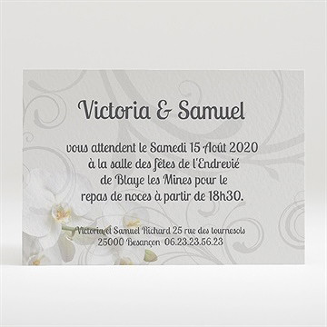 Carton d'invitation mariage photos dans les cadres