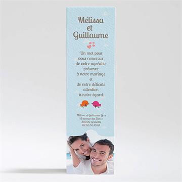 Remerciement mariage la célébration originale