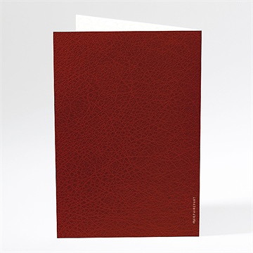 Menu mariage passeport de l'amour - Dos du menu