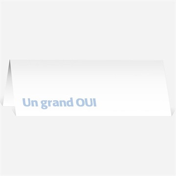 Marque-place mariage annonce décalée