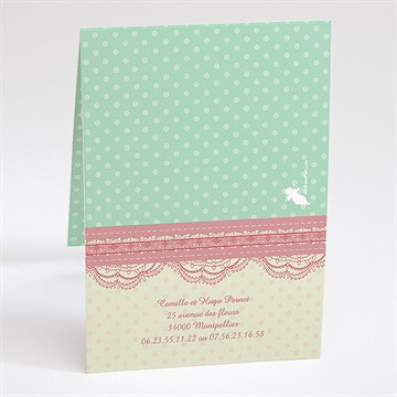 Faire-part naissance faire-part naissance - Dos du faire-part