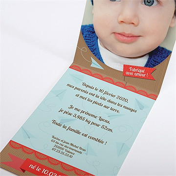 Faire-part naissance faire-part naissance - Faire-part ouvert