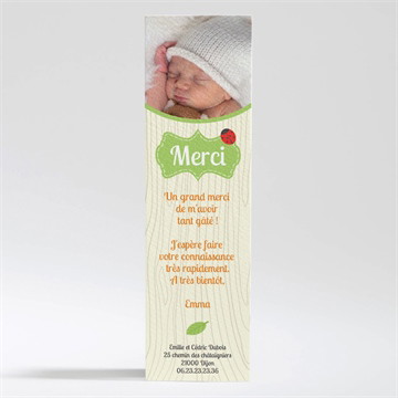 Remerciement naissance réf. N200145