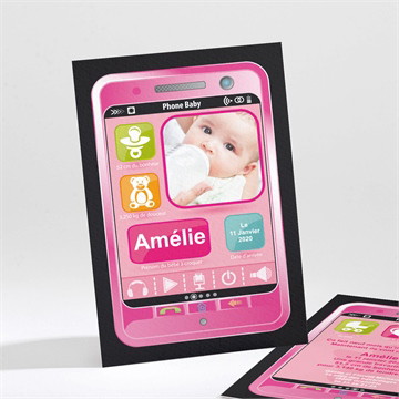 Faire-part naissance sa playlist