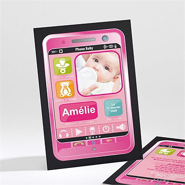 Faire-part naissance sa playlist