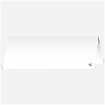 Marque-place mariage sur le ponton - Dos du marque-place