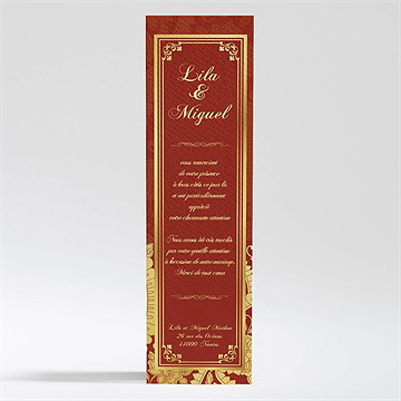 Remerciement mariage inspiration bollywood