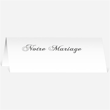 Marque-place mariage sérénité