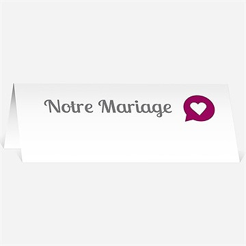 Marque-place mariage vous êtes invités
