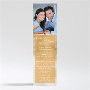 Remerciement mariage scintillements