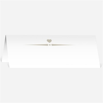 Marque-place mariage scintillements